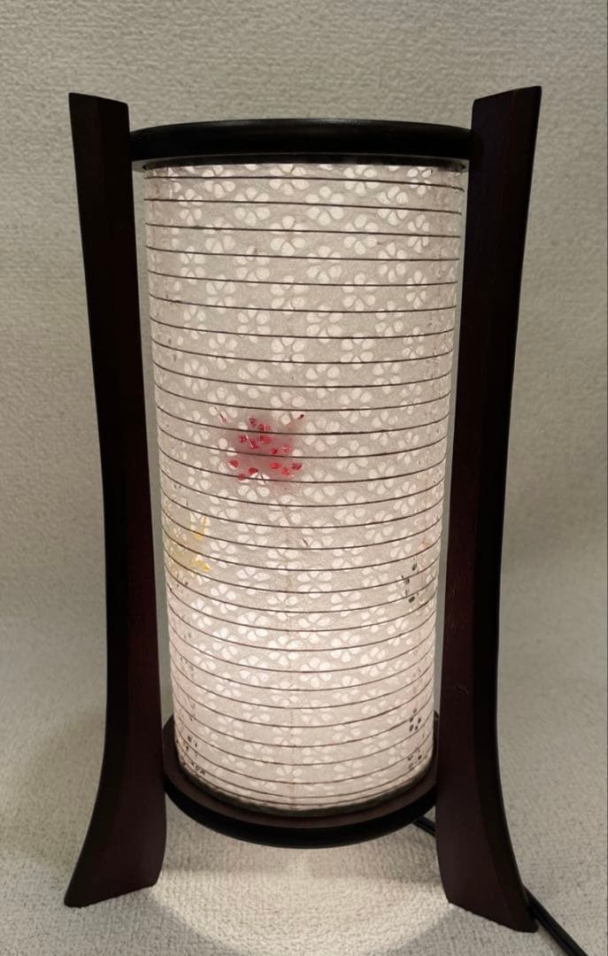 径18x高さ32㎝和紙スタンドもみじ入り