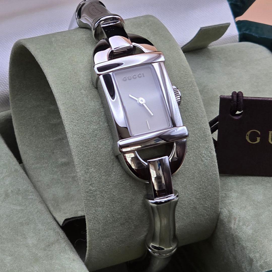 美品 GUCCI グッチ 腕時計 6800Ｌ バンブーモチーフ