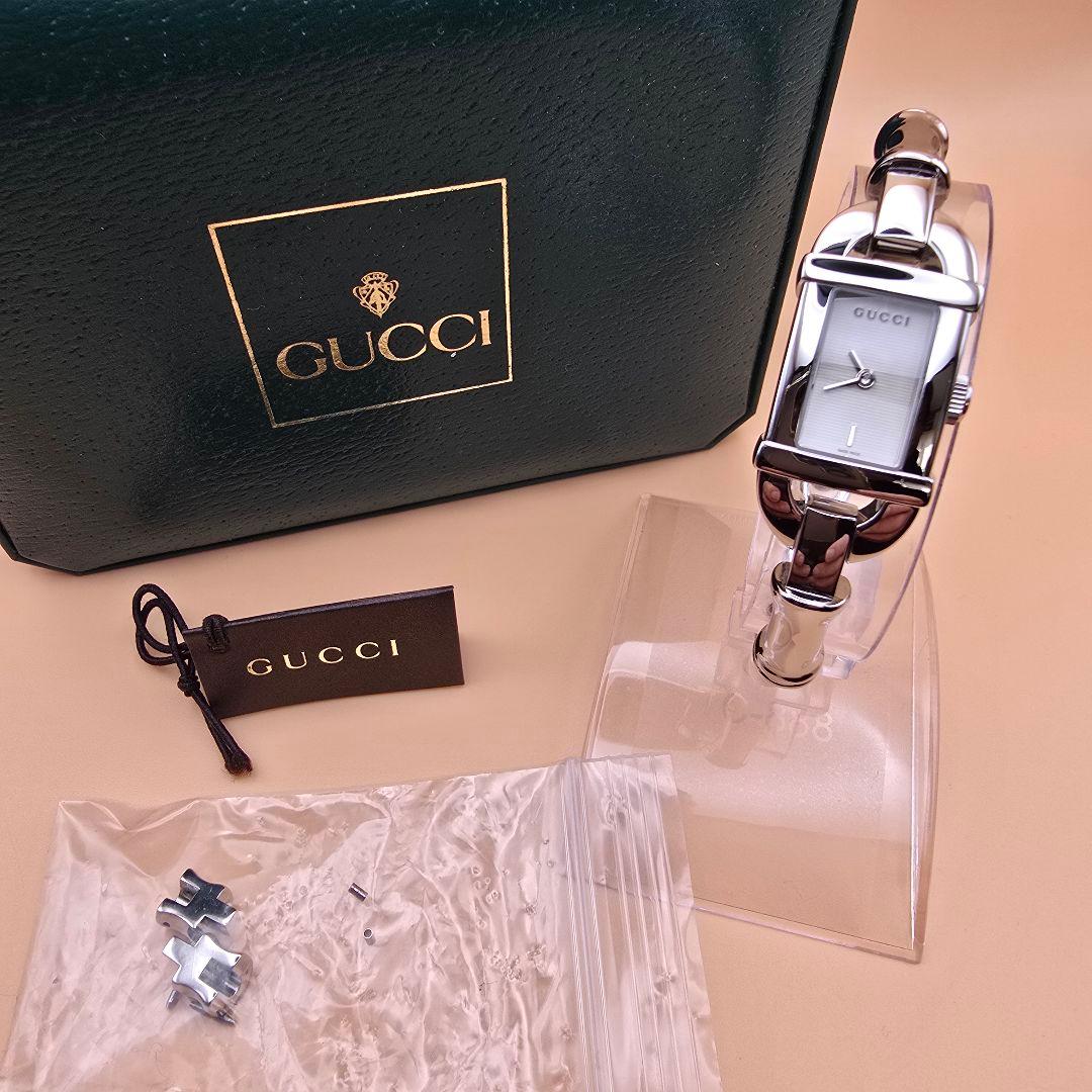 美品 GUCCI グッチ 腕時計 6800Ｌ バンブーモチーフ