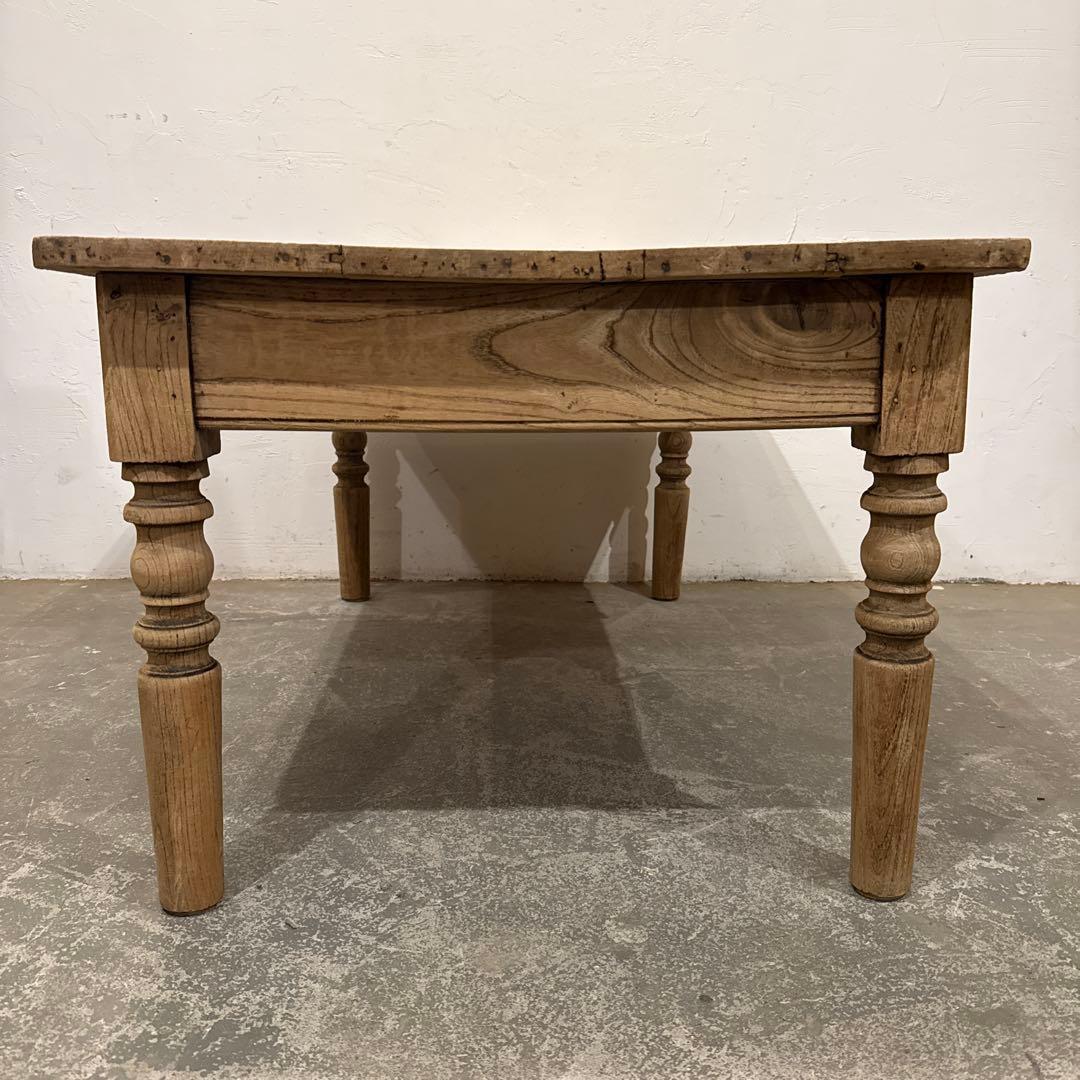 年末年始saleヴィンテージ　コーヒーテーブル　引き出し付き　剥離