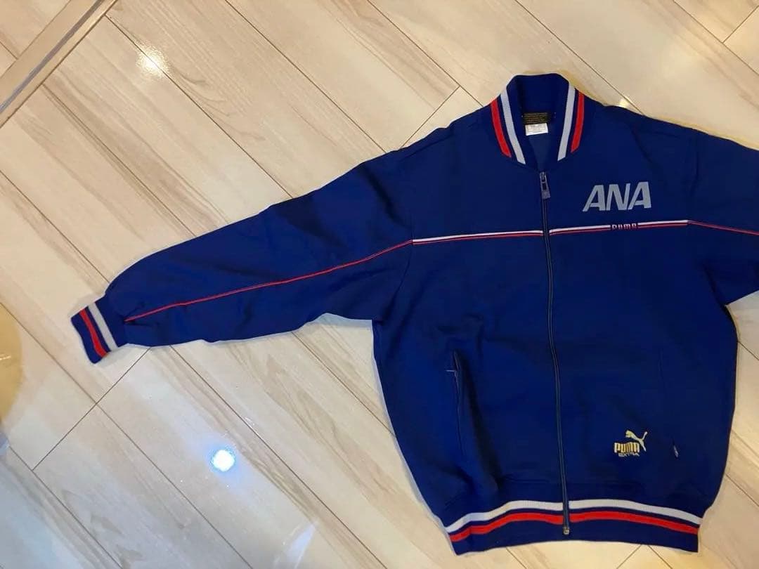 超レア　Puma ANAジャージ上下セット ネイビー　サイズＯ（175cm）