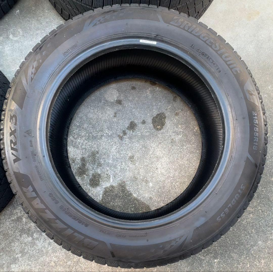 な*こ様 BLIZZAK VRX3 215/55R18 2本セット②