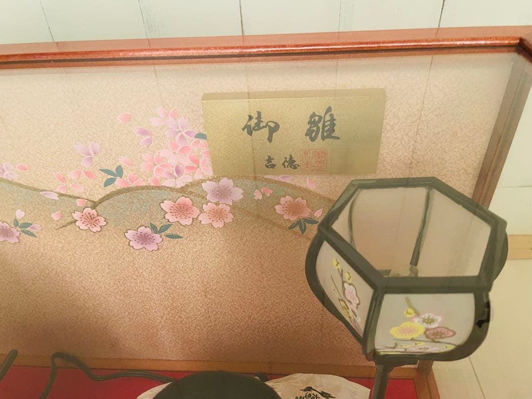 ★美品★ 極上特選 三月雛人形　ひな人形　雛人形 二人　吉徳監修　ガラスケース入
