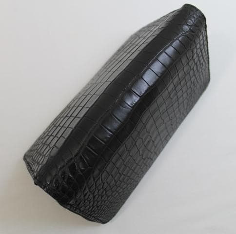 【専用】クロコダイル 財布 長財布 本革 無双 ラウンド 両面クロコ ブラック