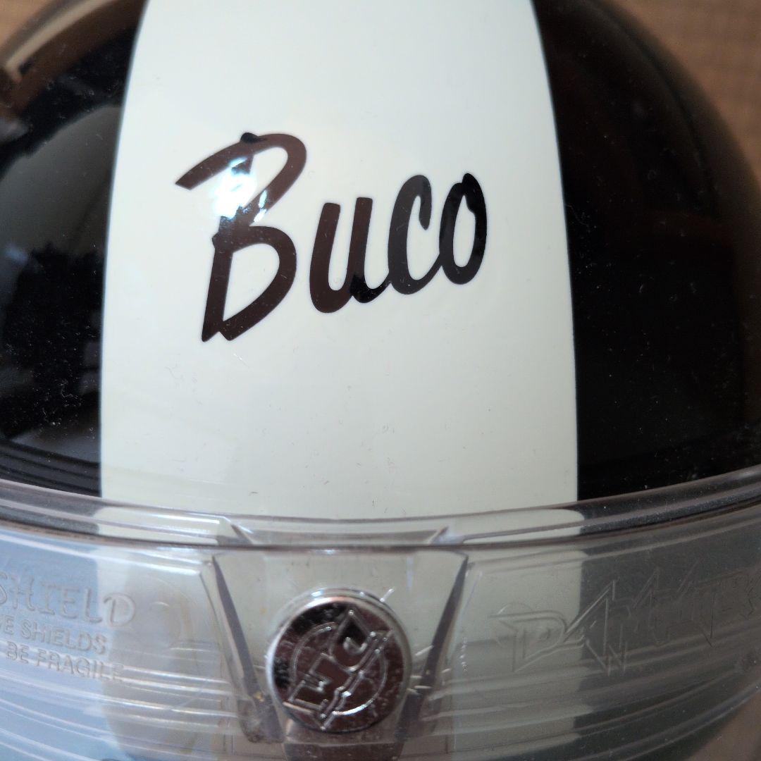 small Buco ジェットヘルメット 黒 白 バブルシールド サイズ不明