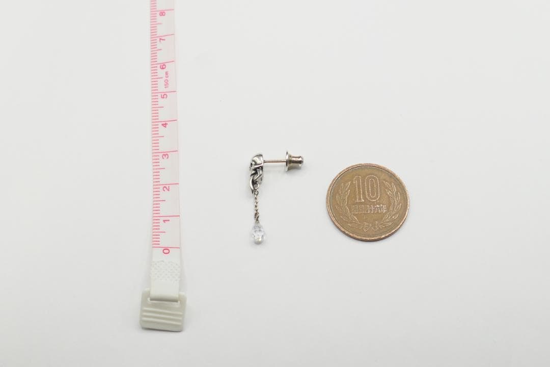 美品　ジャスティンデイビス　タンツイスター　スカル　ピアス　SEJ408