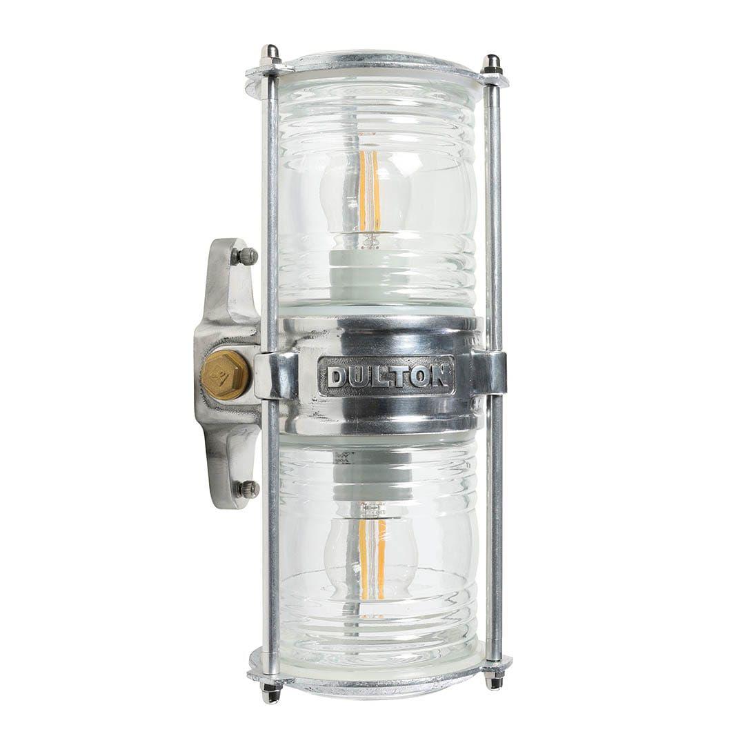 新品 アルミニウム ツイン ガラス ウォール ランプ ダルトン 照明