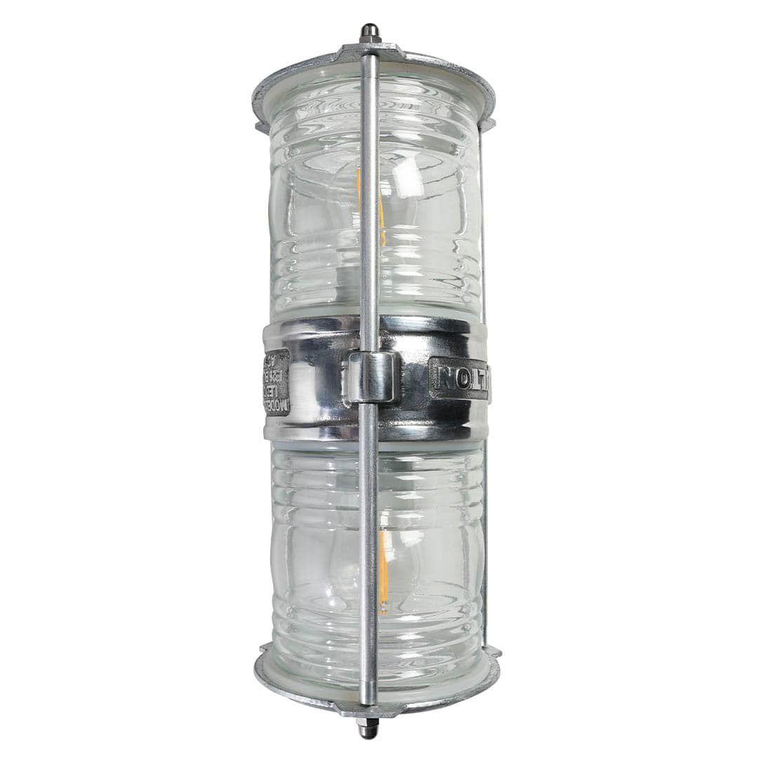 新品 アルミニウム ツイン ガラス ウォール ランプ ダルトン 照明