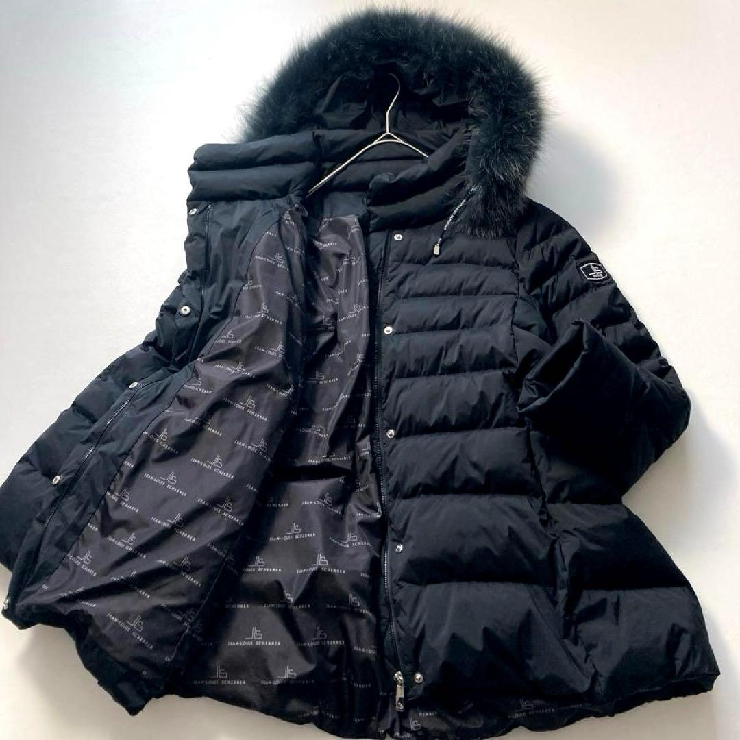 【うにのママ】ジャンルイシェレル　ダウンジャケット フォックスファー