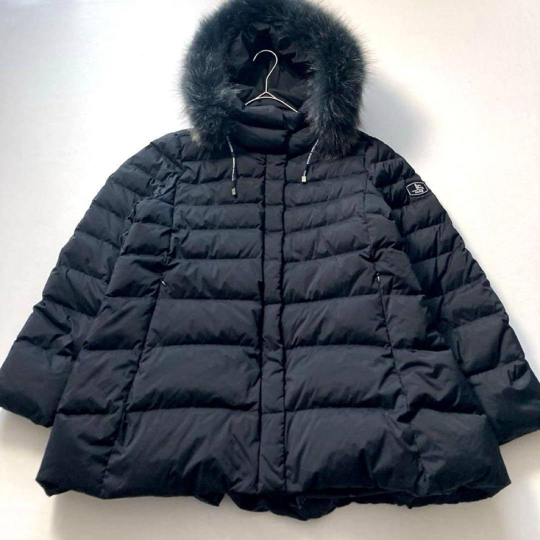 【うにのママ】ジャンルイシェレル　ダウンジャケット フォックスファー