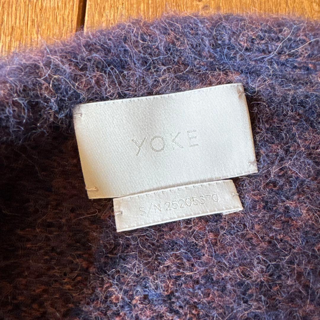トップス YOKE 3color Mix Baby Alpaca Cardigan