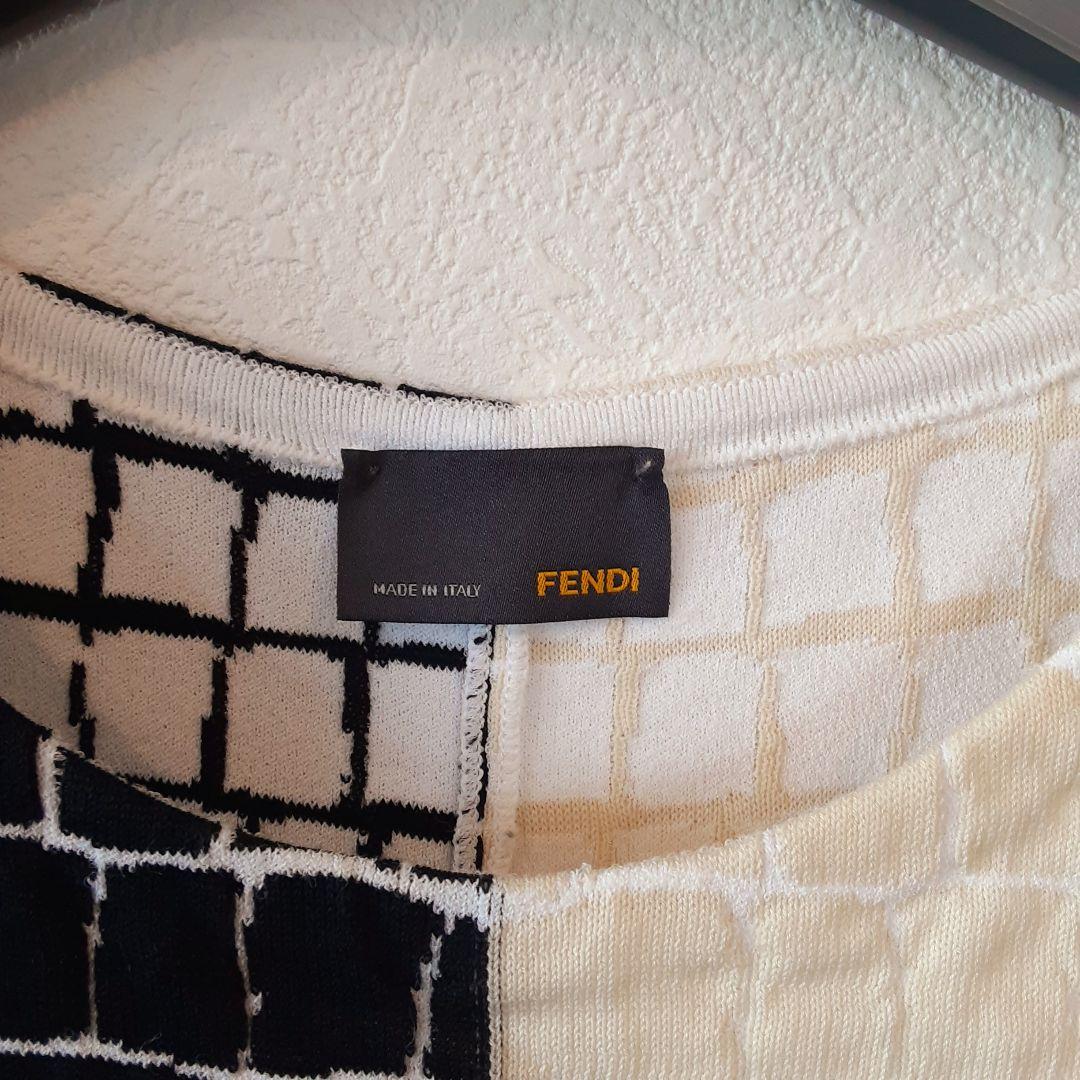 FENDI フェンディ ロング ノースリーブ ドレス ワンピース