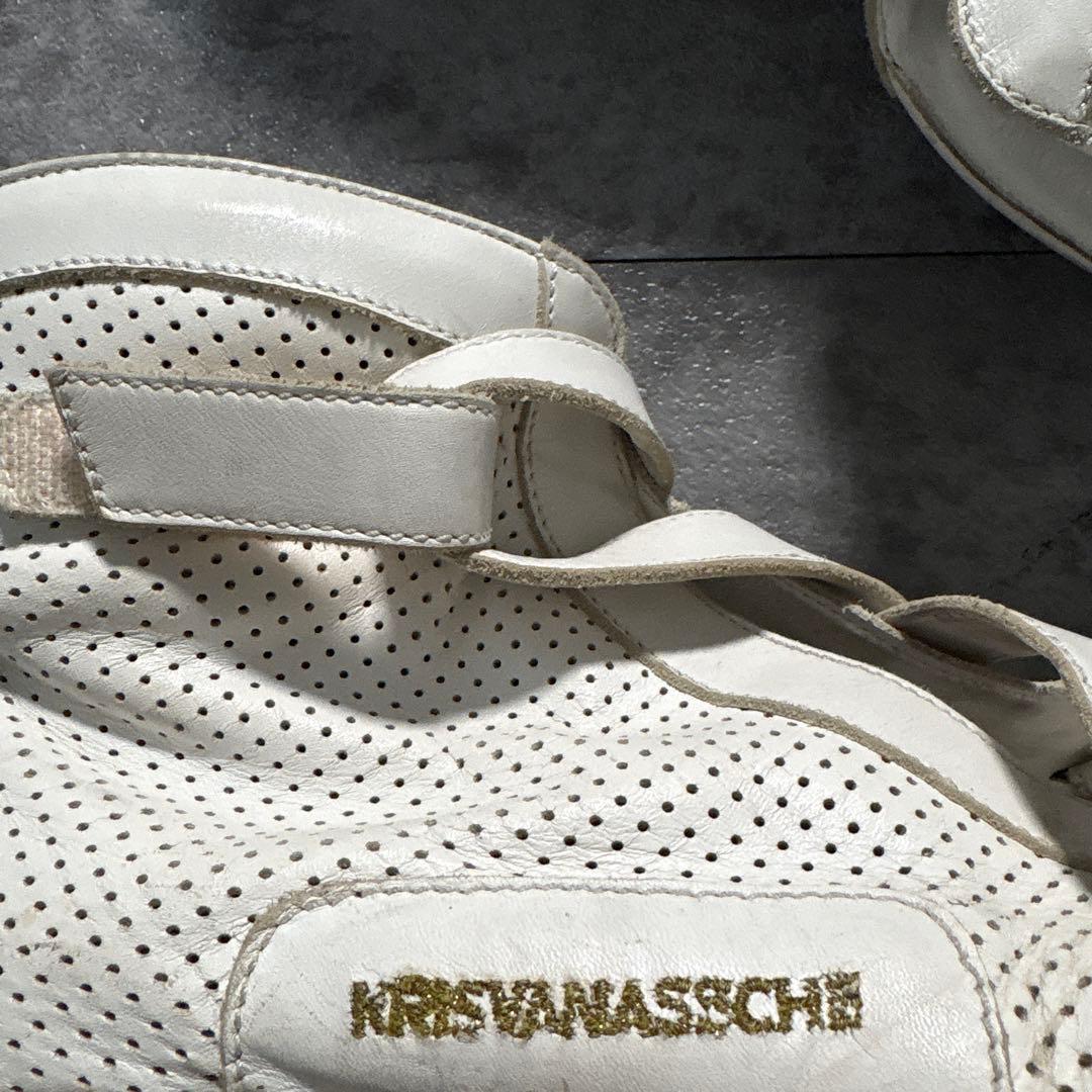 靴 KRIS VAN ASSCHE archive leather sneaker