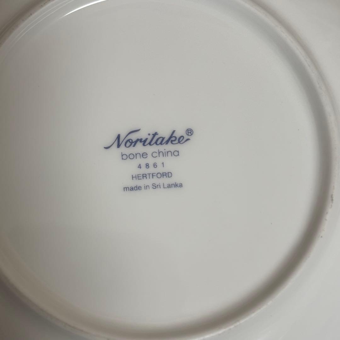 ノリタケ　ハートフォード　６点セット　プレート　スープ皿　金彩　花柄　ピンク