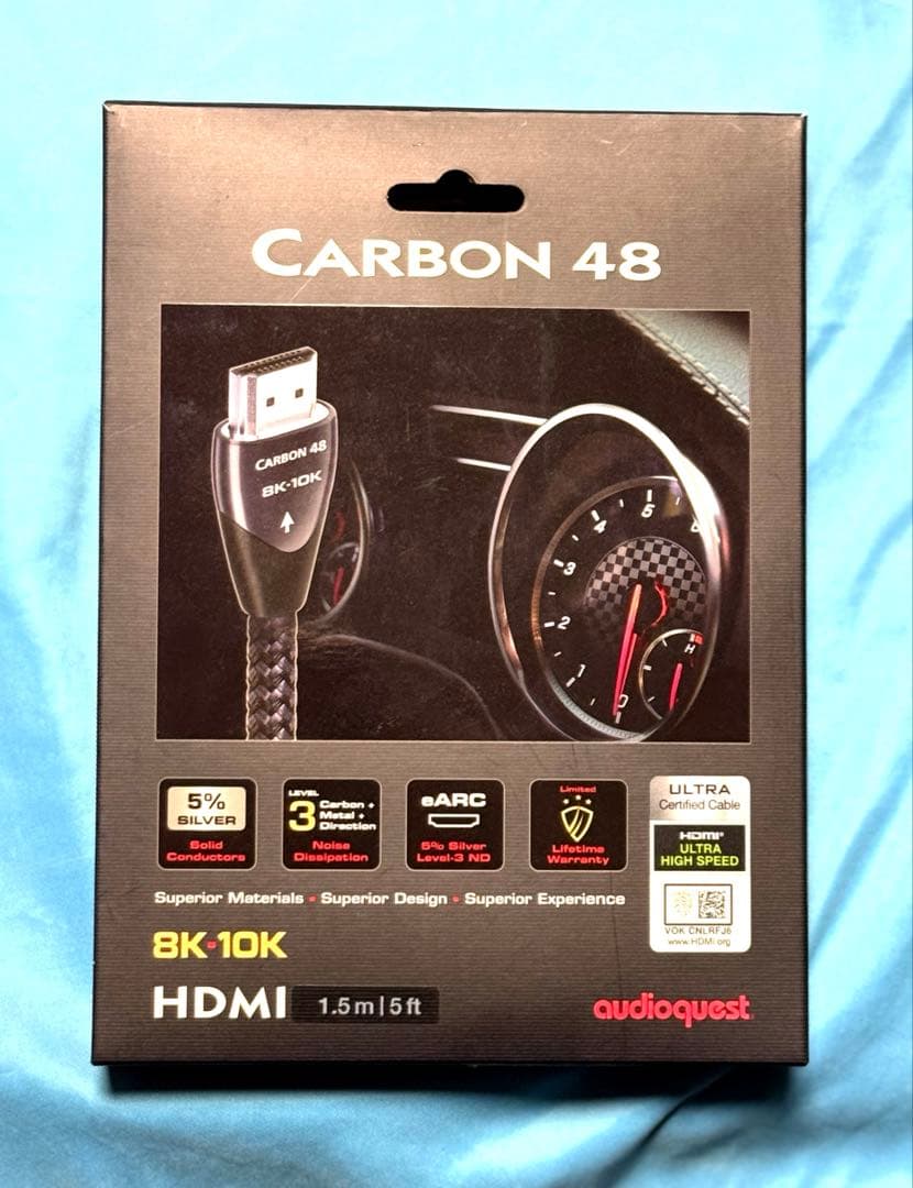 AudioQuest Carbon 48 HDMIケーブル 1.5m