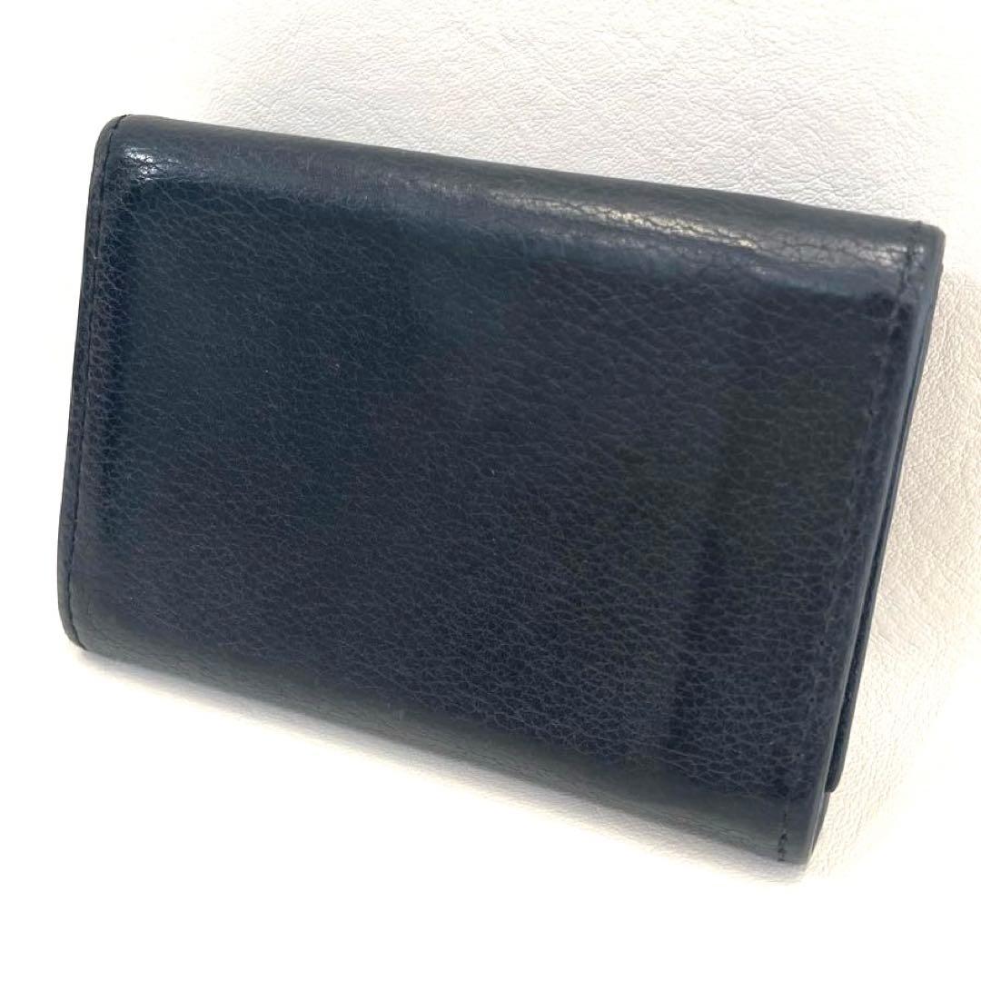 ルイヴィトン ポルトフォイユロックミニ　コンパクト財布　黒　正規品　本物