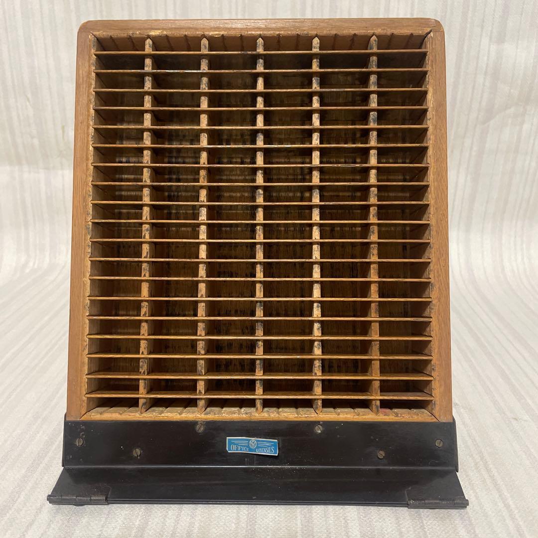 昭和レトロ 科目印 ケース ゴム印ケース 古道具 インテリア 収納