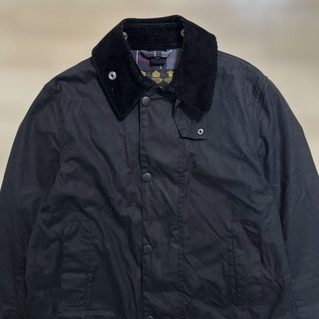 Barbour / SL BORDER WAX ブラック サイズ34