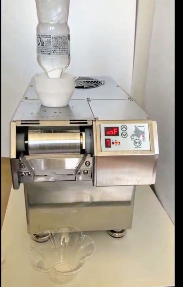 ステンレス製 かき氷機 コンパクト