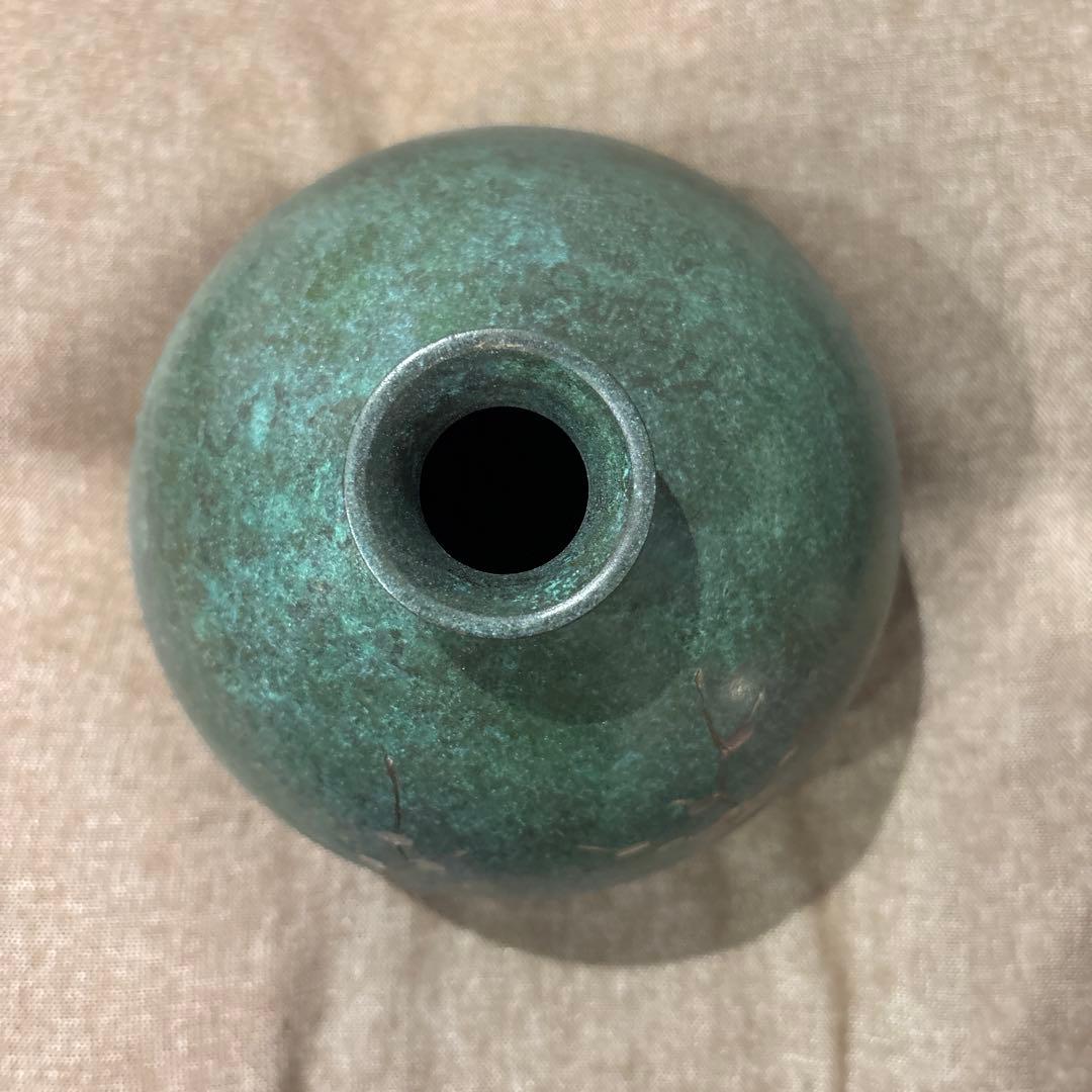 梅　玉寿　高岡銅器　彫金細工　ブロンズ