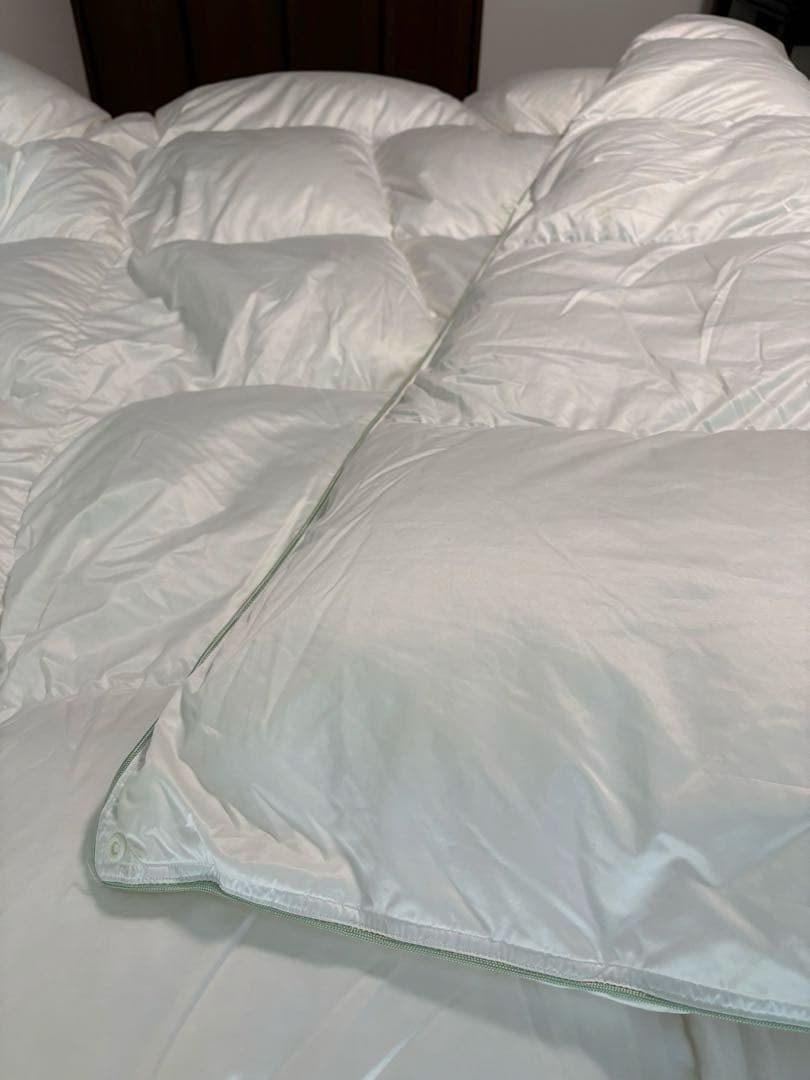 フランスベッド 羽毛掛けふとん　クイーンサイズ　羽毛布団