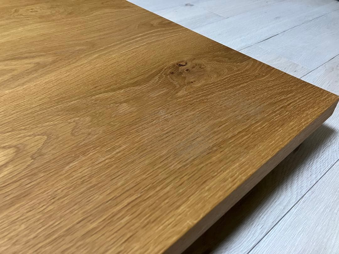 無印良品 REAL FURNITURE オーク無垢材ダイニングテーブル 長方形3