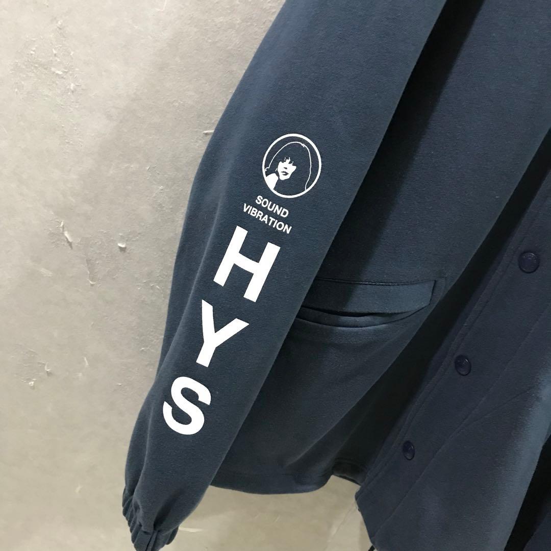 HYSTERIC GLAMOUR スウェット コーチジャケット ネイビー M