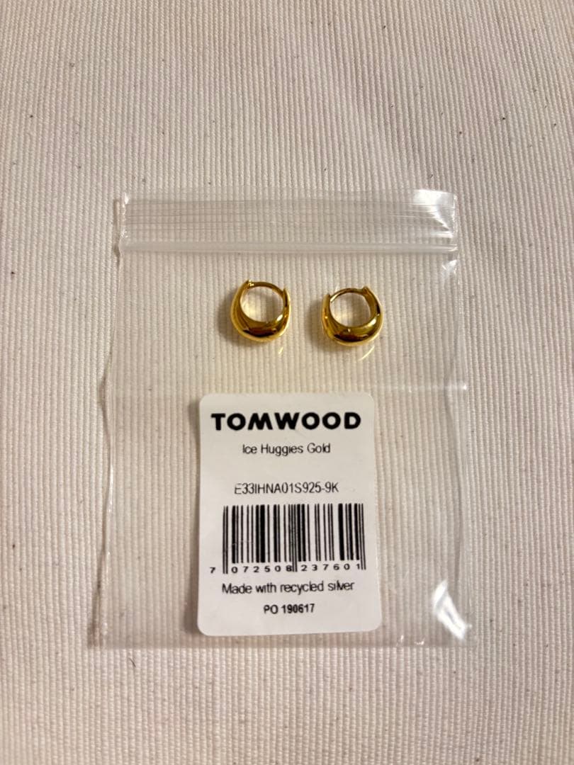 TOMWOOD Ice Huggies Gold ピアス