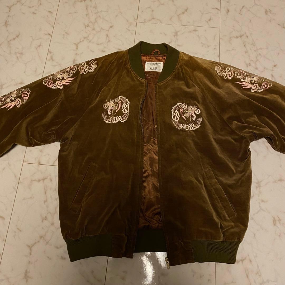【美品】ベロア素材　US. PARATROOPERS スカジャン