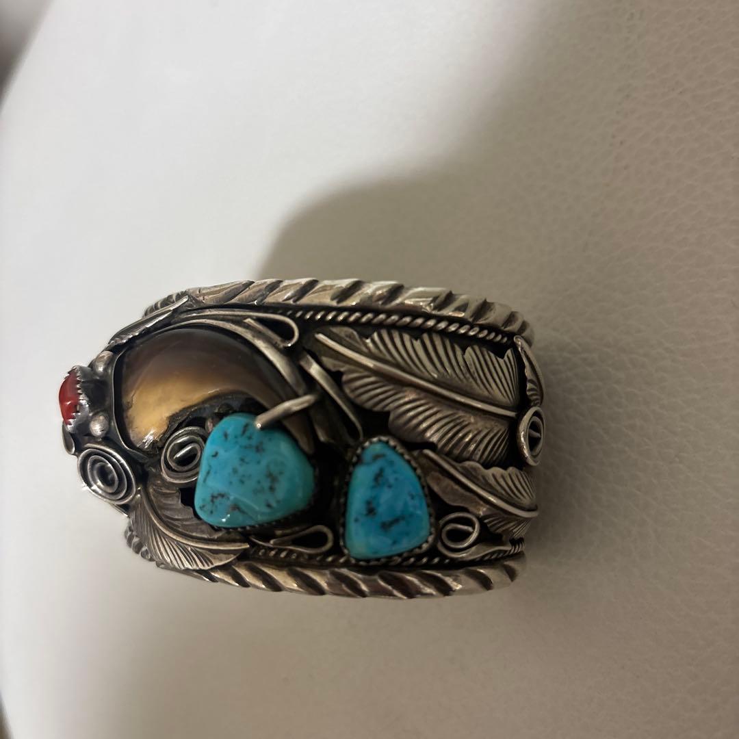 NAVAJO M.THOMAS.JR ターコイズ　バングル