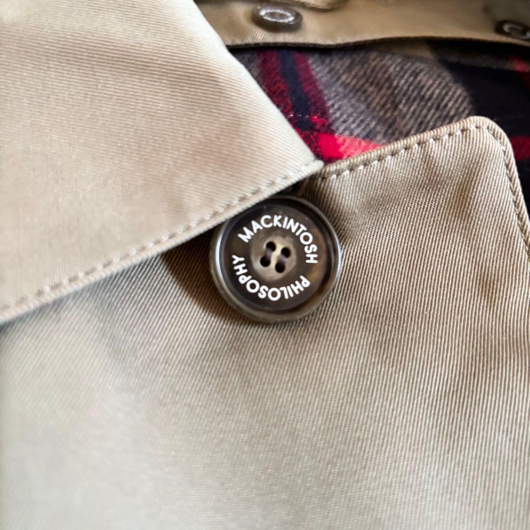 【美品】Mackintosh Philosophy ステンカラーコート ライナー