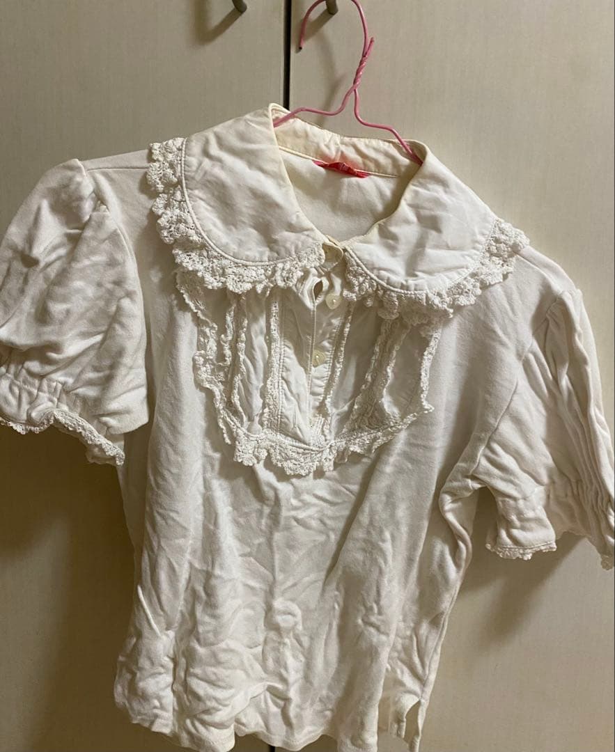 ホワイト半袖ブラウス　ベイビーザスターズシャインブライト