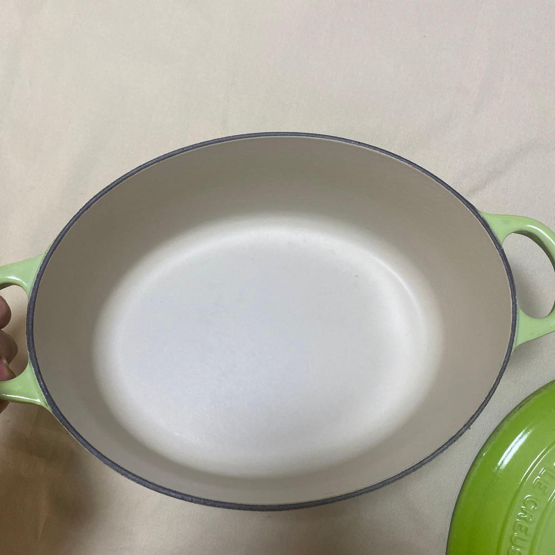 LE CREUSET オーバル25cm ル・クルーゼ鍋　両手鍋