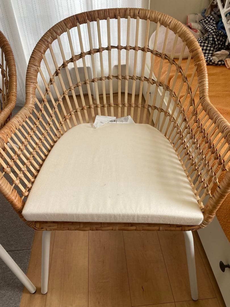 IKEA NILSOVE ニルソーヴェ　ラタン　チェア 2脚セット