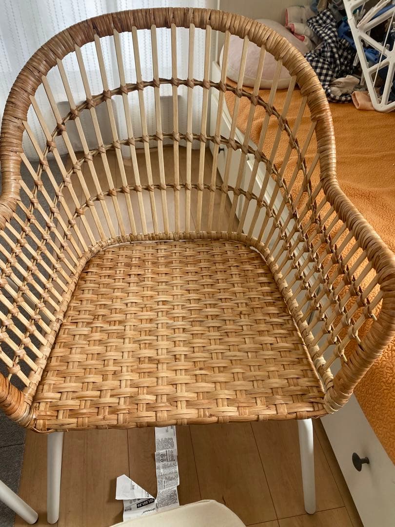 IKEA NILSOVE ニルソーヴェ　ラタン　チェア 2脚セット