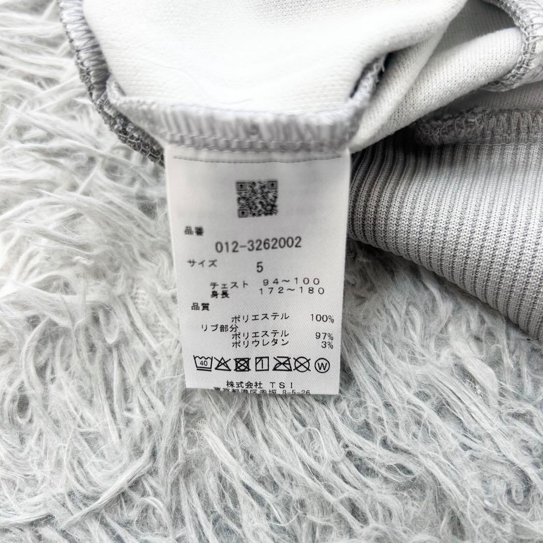 新品　ニューバランスゴルフ　パーカー　裏起毛　ジャケット　グレー　サイズ5