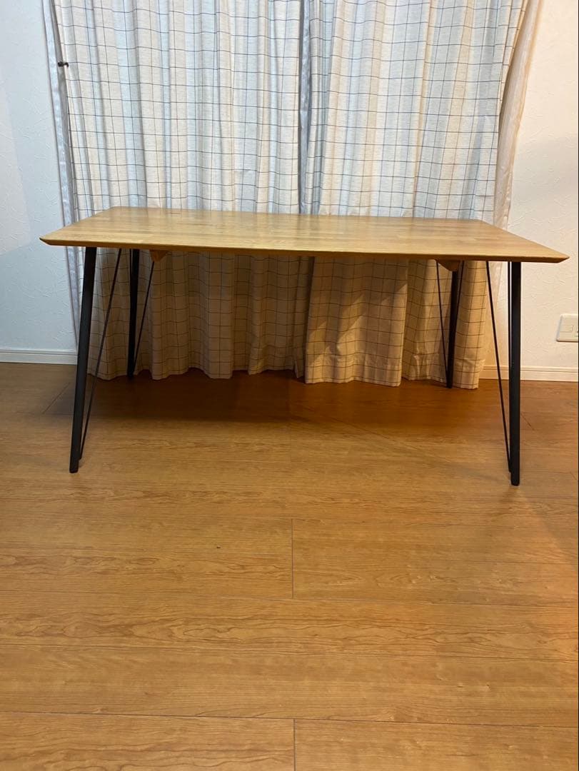 SALE オーク材　140センチ　ダイニングテーブル　USED品