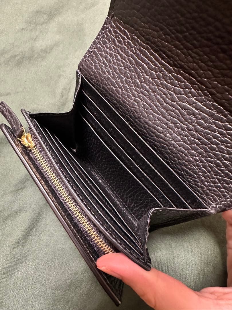 GUCCI ダブルG バイカラー ミディアム ウォレット