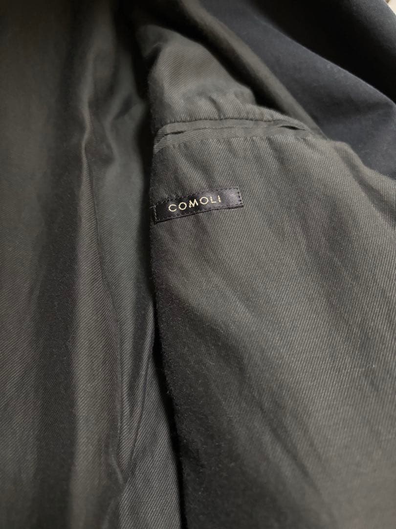 COMOLI ウォッシュドタイロッケンコート