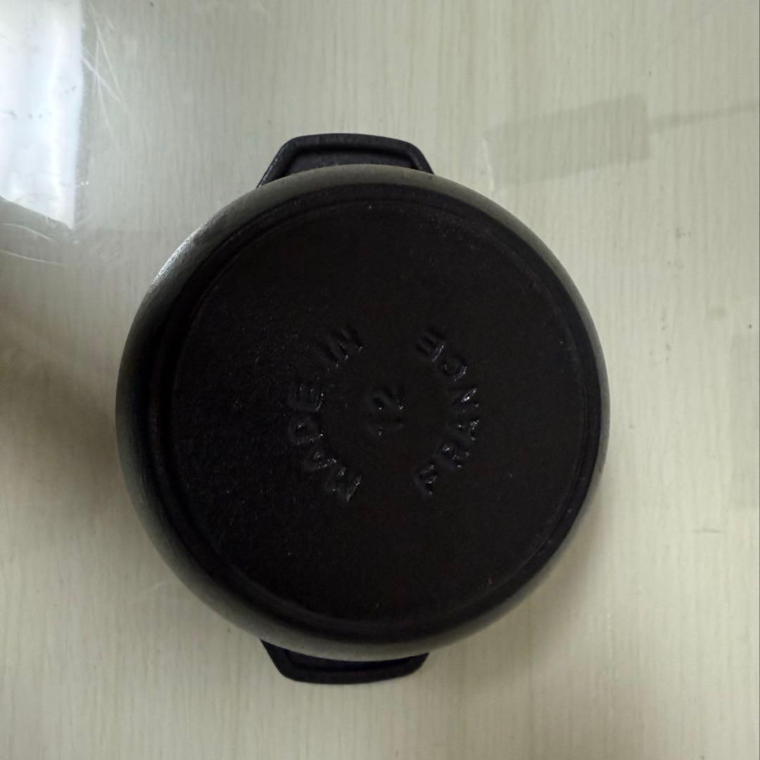 STAUB ラ ココット de GOHAN ブラック S 12cm