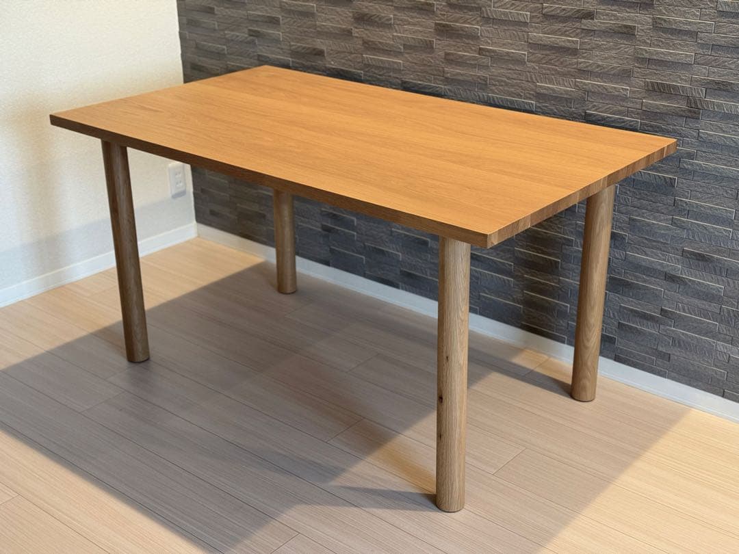 【無印良品】木製テーブル天板＋木製テーブル脚4本組