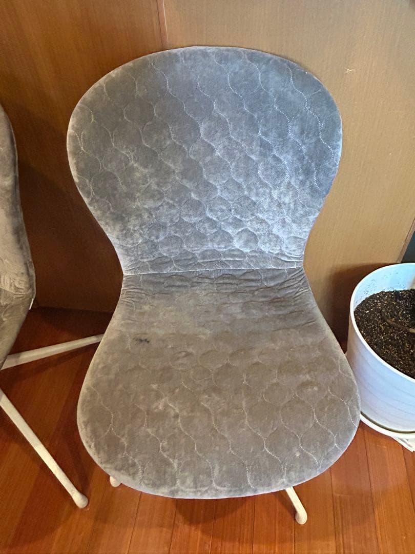 Boconcept （Adelaideチェア） グレー ファブリック 2脚セット