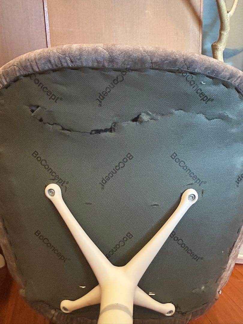 Boconcept （Adelaideチェア） グレー ファブリック 2脚セット