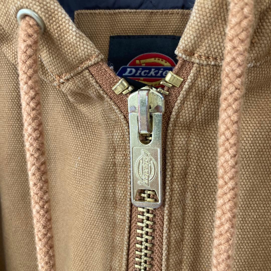 DICKIESディッキーズ　ダックアクティブワークジャケットLブラウン　US古着