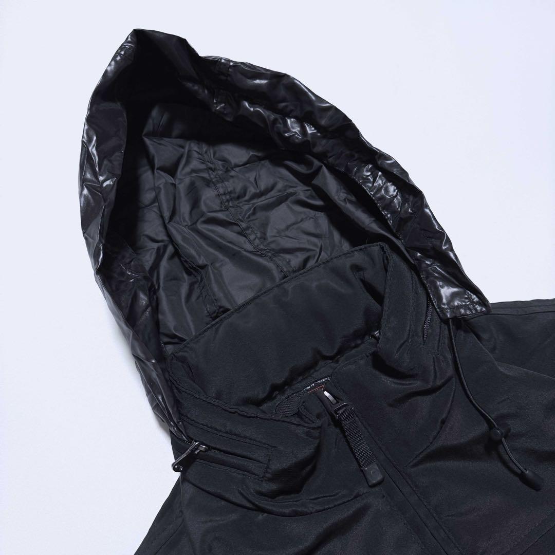 【TUMI】T-TECH トゥミ トラベルジャケット ブルゾン フード付き 黒