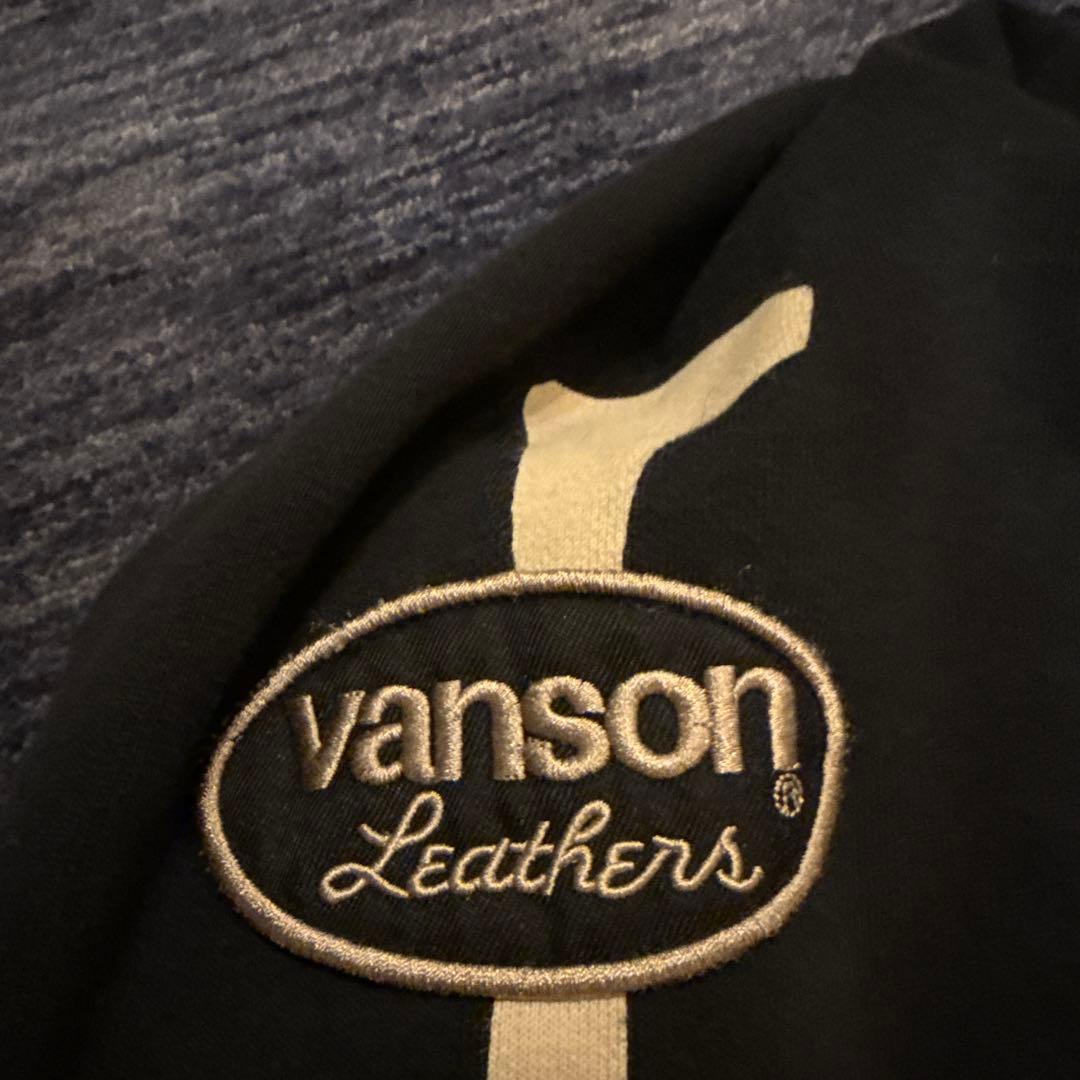 vanson スケルトンプリントパーカー XXL
