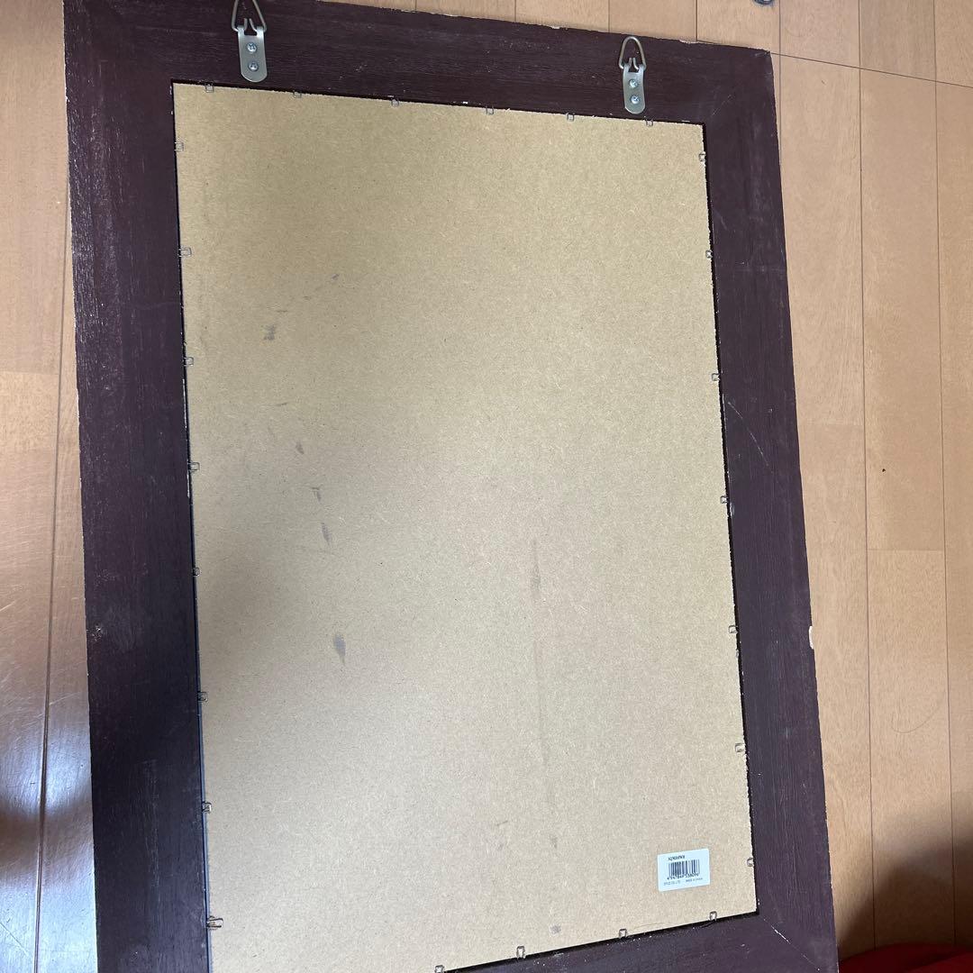 アンティーク風窓枠ミラー