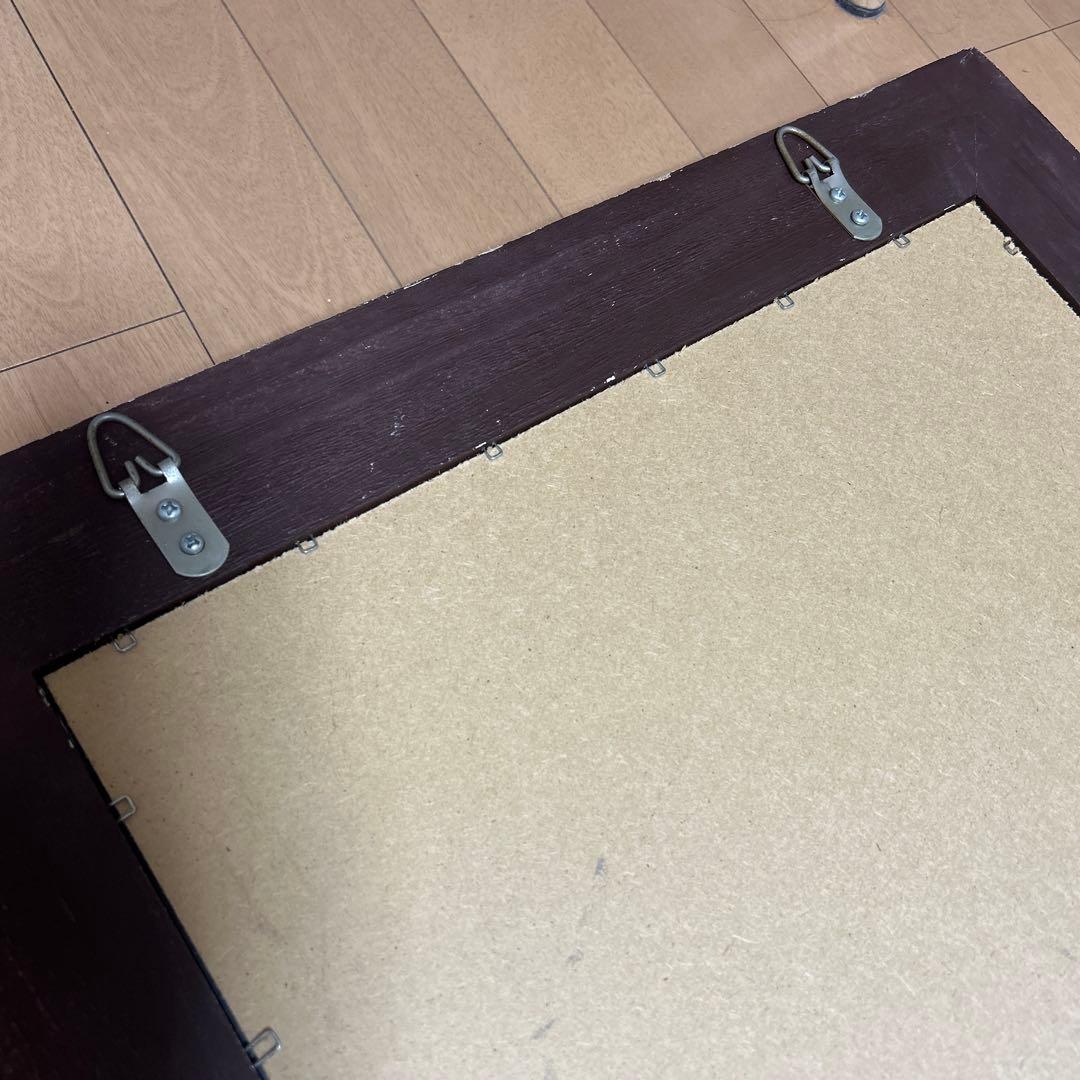 アンティーク風窓枠ミラー