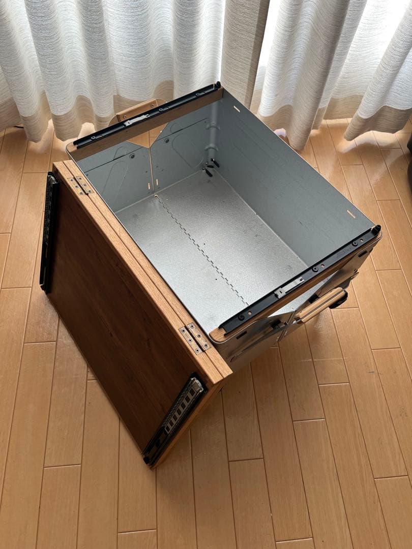 【バタフライテーブル】シェルコン50用　レール土台付　オーク