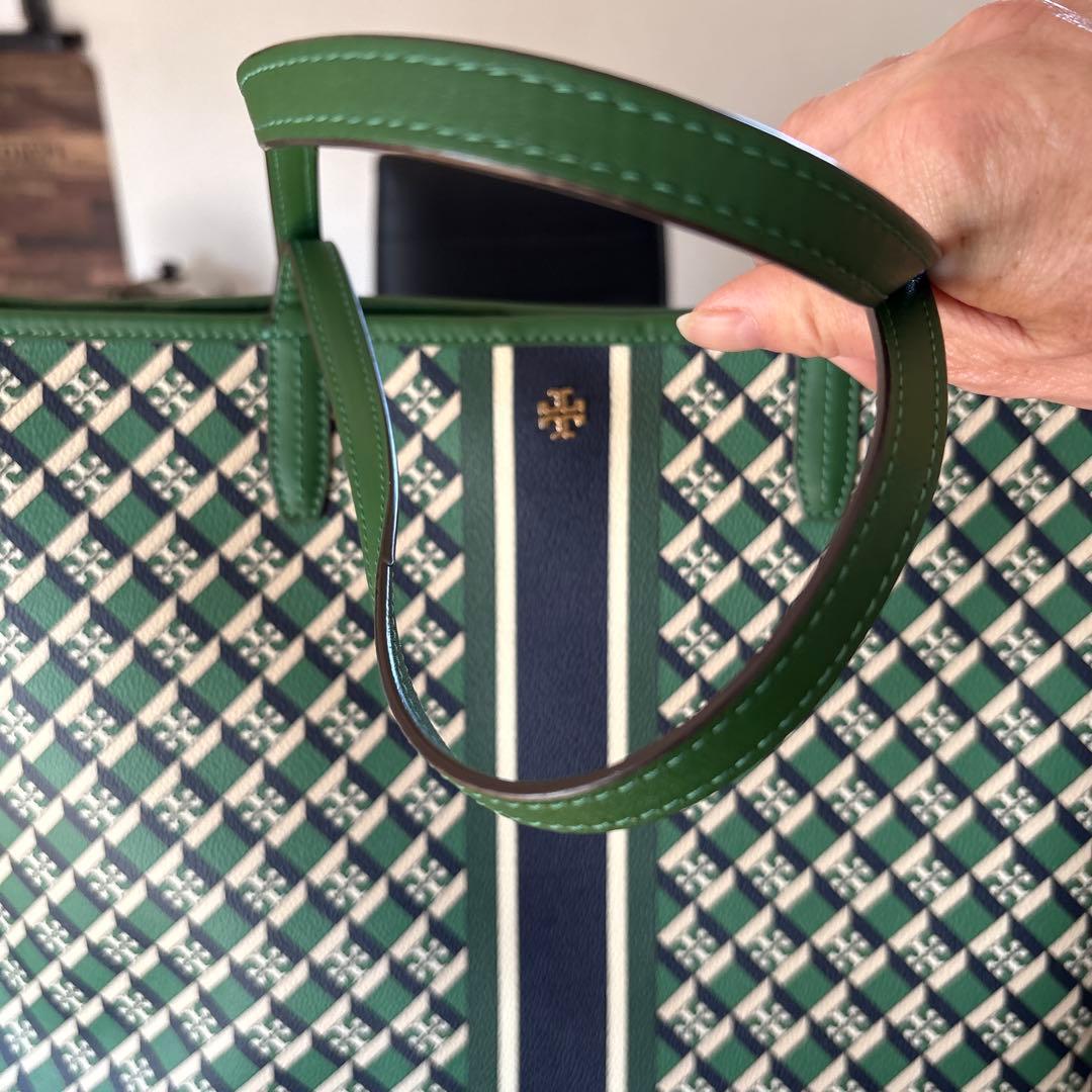 Tory Burch チェック柄トートバッグ